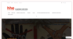 Desktop Screenshot of humanitarianhealthethics.net